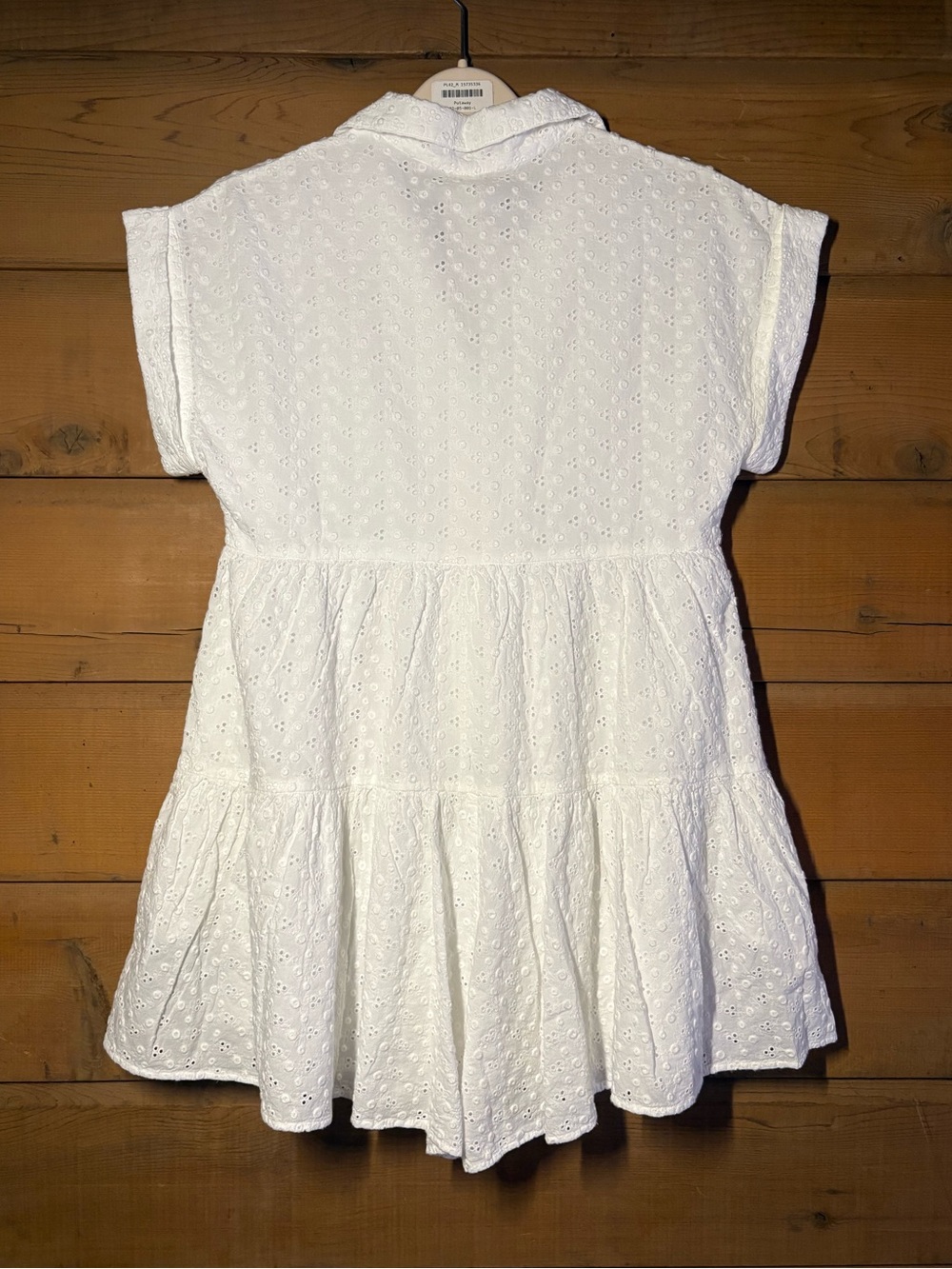 Uncle Frank White Eyelet Mini Dress- Romper- White Graduation Dress- Size XS - Picture 5 of 12